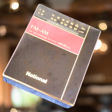 National Panasonic RF-006 Vintage FM/AM Pocket Transistor Radio Japan Testé