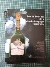 1344 belle Publicité circa 1960 Champagne Taittinger