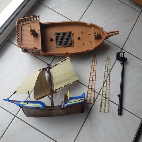 Lot bateaux pirates playmobil - pirates,