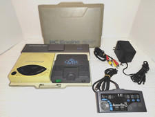 Pack PC Engine CoreGrafx & IFU-30A (CD-ROM2 non fonctionnel) + Pad, AC, AV