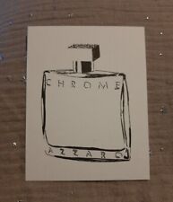Carte Parfumée - Perfume Card . Azzaro - Chrome