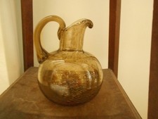 Joli cruche vase pichet verre
