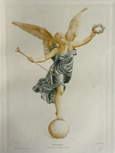 Ernest barrias gravure eau - ernest,