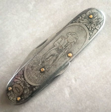 Couteau ancien kindal - couteau,