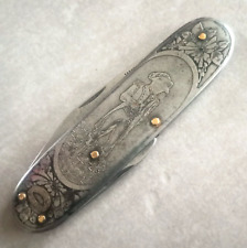 couteau ancien KINDAL Napoléon Bonaparte HALLSTROM ESKUSTUNA