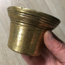 Petit Mortier Bronze XVIIIéme Haute Epoque Art Populaire