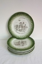 8 assiettes parlantes à