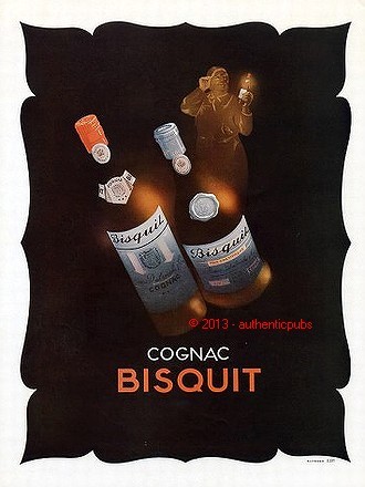 Publicite bisquit cognac - bisquit,