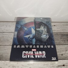 Captain America: Civil War 3D Steelbook [3D + Blu-ray] - TRÈS BON ÉTAT