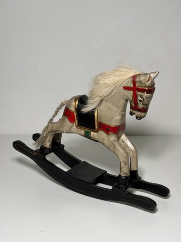 Cheval bascule miniature en - à,