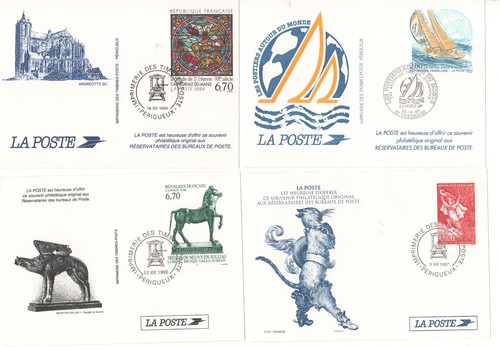 Cartes réservataires de - 4,