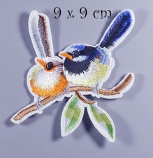 écusson patch couple oiseau - patch,