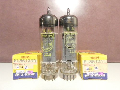 El86 pair philips round - (mig),