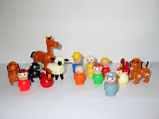 Lot figurines vintages fisher - lot,