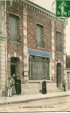 Carte GENNEVILLIERS La Poste