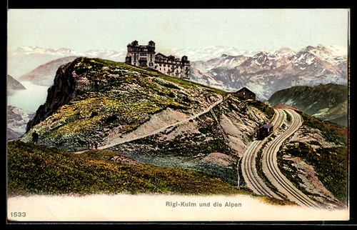 Carte postale rigi kulm - carte, et