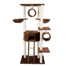 maxxpro Arbre à Chat 165 CM Griffoir avec Maison et Niche pour Chats Grands et P