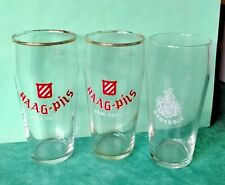 3 verres biére Haag pils
