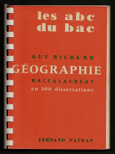 Géographie baccalauréat - , en