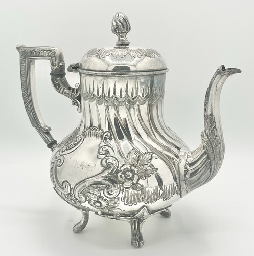 Cafetière métal argenté
