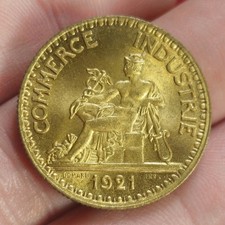 2 Francs 1921 Qualité France Domard Chambre De Commerce 