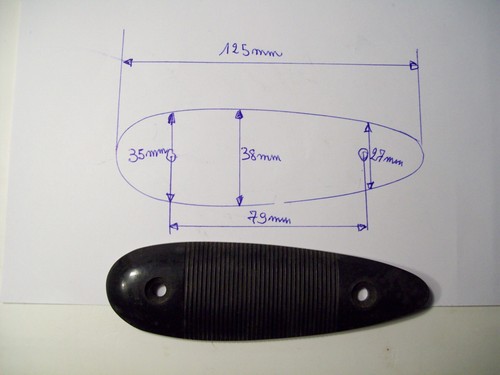 Plaque couche fusil chasse - plaque,