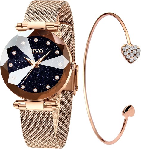 Montre femme civo rose - montre, or
