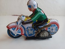 Moto Mécanique en tôle jouet