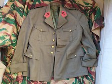 Guerre Indo-Algérie : Vareuse de l'artillerie coloniale époque Indochine