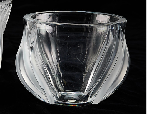 Lalique glass deux tulipes - glass,
