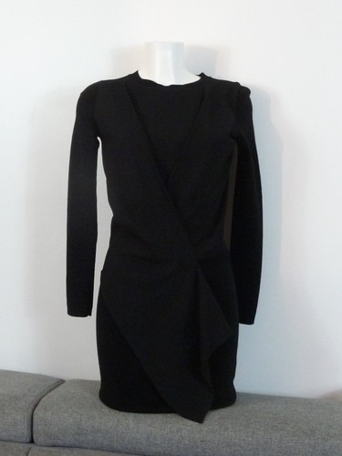 Robe noir droite bi - noir,