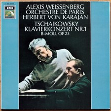 TCHAIKOVSKY • CONCERTO PIANO N° 1 • WEISSENBERG • KARAJAN • 1 LP • EX/NM- • EMI