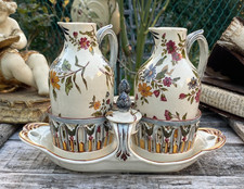 Huilier vinaigrier en faïence