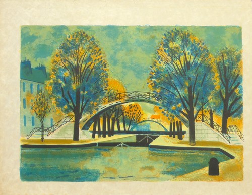Yves ganne lithographie - ganne,