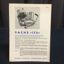 Superbe Fiche Descriptive 1955