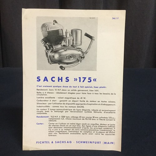 Superbe fiche descriptive 1955 - superbe,