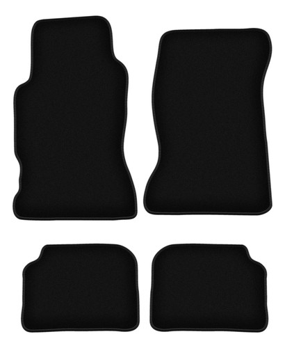 Tapis sol velours noir - sol, en
