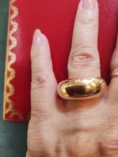 Importante bague jonc en or