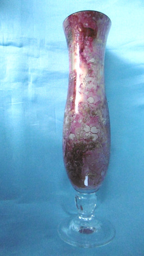 Vase soliflore verre laque - en,