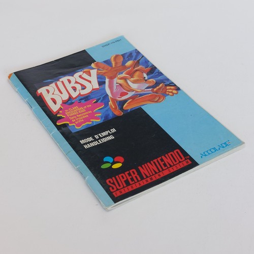 Bubsy jeu super nintendo - bubsy,