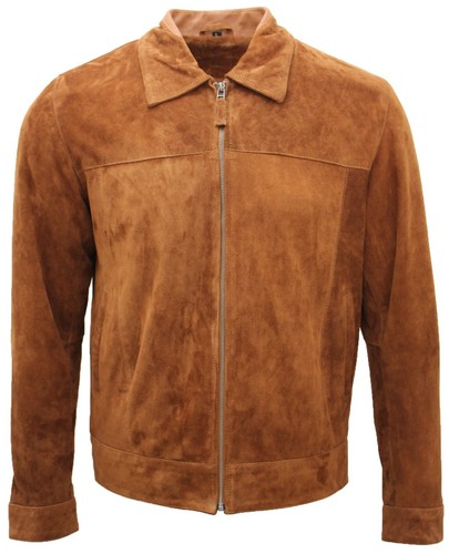 Veste chemise cuir suédé - chemise,