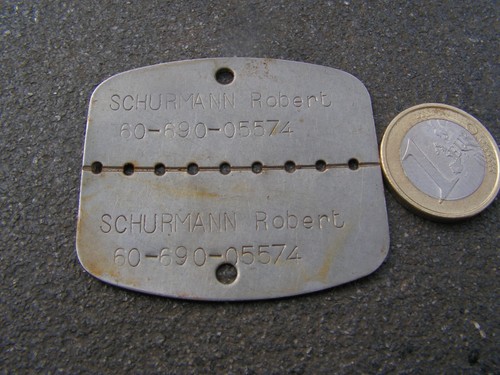 Plaque identite armee - plaque,