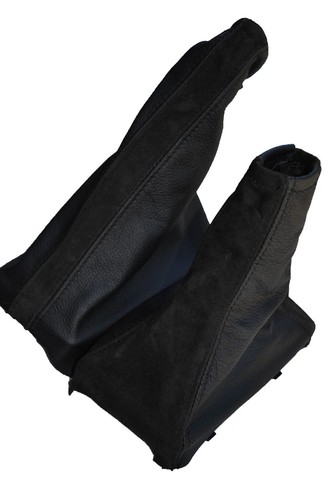 Noir cuir daim pour - cuir, pu