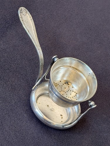 Vintage silver metal tea - vintage,