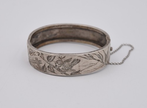 Ancien bracelet jonc - , ouvrant