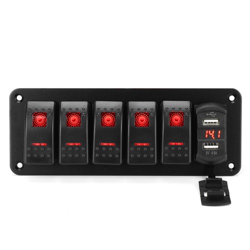 Gang etanche 12v 24v rocker - 6,