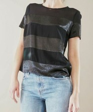  SANDRO TOP / HAUT MAT ET BRILLANT T.1 / 36 VAL 125 E