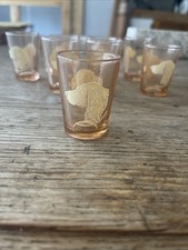 Lot de 9 petits verres à