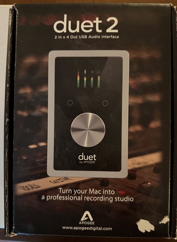 Apogee duet 2x2 - duet, audio