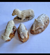 Lot de moutons de crèche